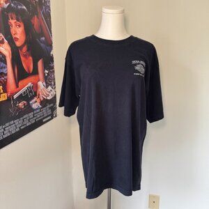 Harley Davidson Fond Du Lac Wisconsin 2006/7 Classic Black and Orange Tee Shirt